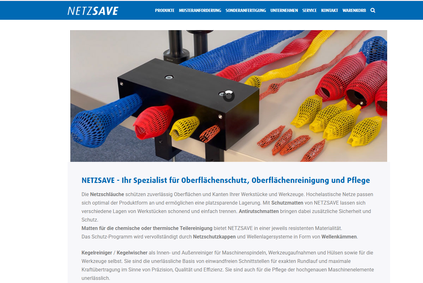 NETZSAVE Netzschläuche in verschiedenen Farben